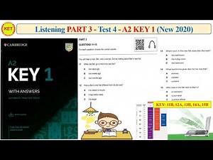 A2 KEY 1 - Listening Part 3 - Test 4 (Transcript + Key)