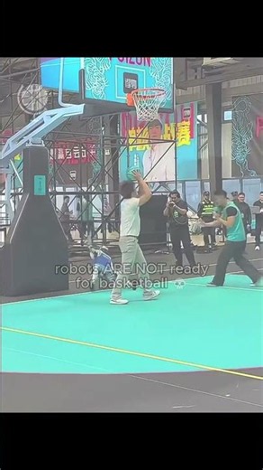 Robots will not be taking over basketball 💀#basketball