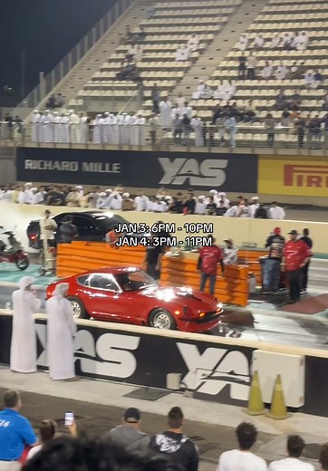 YAS Roll Challenge Drag Race in Abu Dhabi