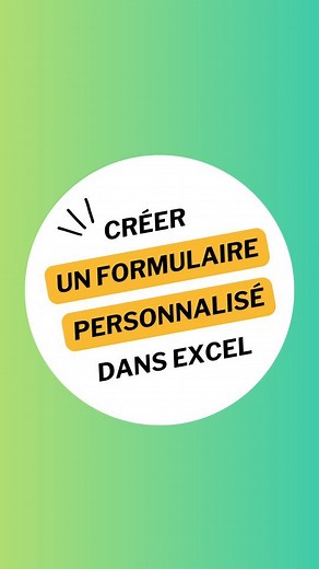Tu savais qu’il était possible de créer un formulaire personnalisé dans Excel ? 😯 Pour faire ça, il te suffit de : 1- Sélectionner ton tableau 2- Ctrl L pour le mettre sous forme de tableau 3- Ajouter la commande “Formulaire" Et voilà ! C’est hyper pratique pour saisir informations sans se tromper ! ➡️ PS : Télécharge mon eBook pour découvrir les 72 fonctions et raccourcis à connaître en 2023 🔗 Lien en bio | Dimby Rakotomalala