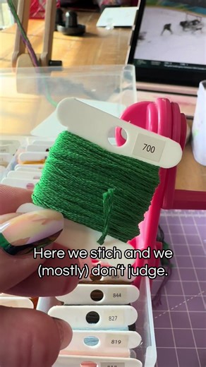 Join the Non-Judgmental Cross-Stitch Community