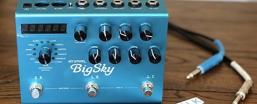 Strymon BigSky VS BlueSky (direct comparison) - Guitar Chalk