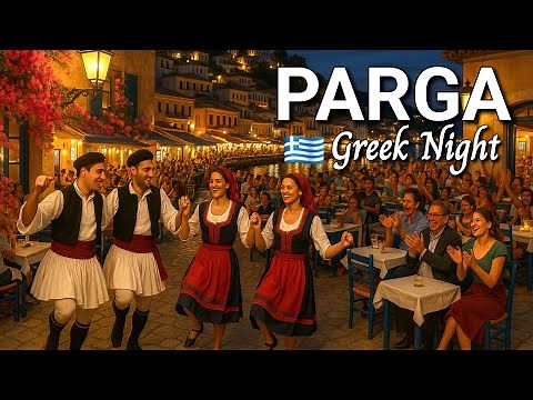 🇬🇷 Greek Music, Dance & Traditions 🔥Parga Nightlife | 4K Video