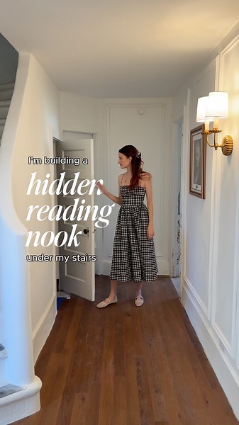 building a tiny READING NOOK #diy