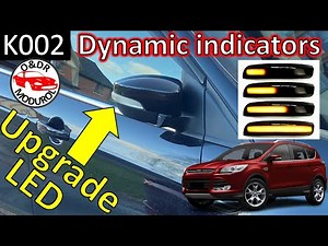 Ford Dynamic sequential indicators LED 501 WY5W upgrade. Kuga Explorer Focus C-Max S-Max Mondeo K002
