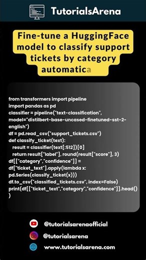Say Goodbye to Manual Ticket Sorting with HuggingFace #automation #nlp