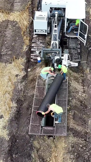 4.8K views | From above, the precision of this drainage machine is mesmerizing. #SmartFarming #DrainageSystem #EngineeringInAction | Factory Monster | Facebook