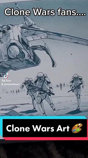 Star Wars Clone Wars Concept Art 🎨 'Did you know this Star Wars fact?' #starwars #clonewars #clonetrooper #digitalart