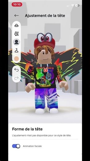 Je sais pas si c’est le cas pour tous les visages mais essayez ! #shorts #roblox #faceroblox