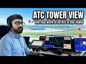 Inside an Air Traffic Control Tower: What ATCs Actually Do! ✈️ The real stress and work of an ATC