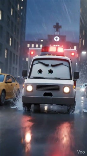 Emergency Rush! 3D Animated Ambulance Saving Lives 🚑💨 | Emotional Short#shorts