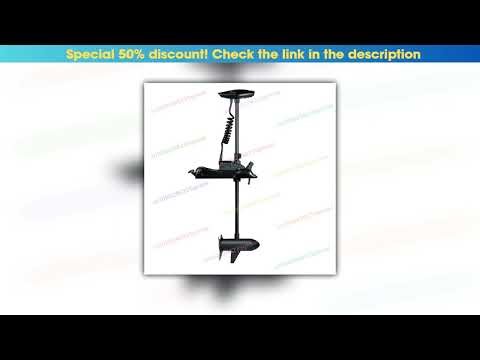 Flash Sale Trolling Motor Electric Outboard Motor 55Lbs Thrust Wireless Remote Control Foot Pedal f