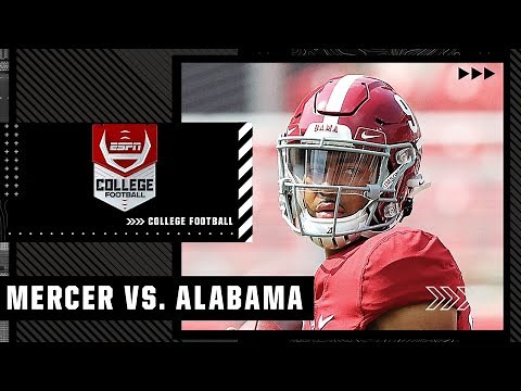 Mercer Bears at Alabama Crimson Tide | Full Game Highlights