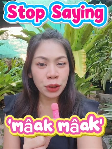 Still saying “maak maak”? 👀 That’s beginner energy. Locals keep it short and spicy 🔥 Want to sound natural, not textbook? I’ll show you how 😏⬇️ https://linktr.ee/learnthaiwithpailin #LearnThai #ThaiLanguage #SpeakThai #ThaiTips #ThailandLife