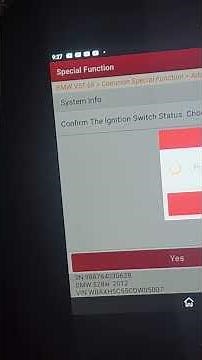 initialize headlight modules 2012 BMW 528i