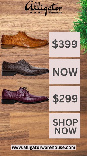 @alligatorwarehouse on Instagram: "🔥 Luxury in Every Step – Exotic Skin Shoes! 👞 Unleash your style with genuine exotic leather shoes! Crafted from premium alligator, crocodile, and ostrich leather, these shoes are designed for men who demand sophistication. Walk with confidence & class! 💼 🛒 Shop Now: www.alligatorwarehouse.com #luxuryshoes 👞 | #ExoticLeather 🐊 | #MensStyle 💼 | #elitefashion 🔥 | #dresssharp"