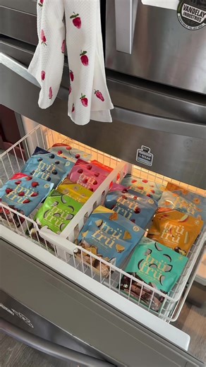 restocking my freezer with my current obsession😍 @Trü Frü #trufrupartner #restock #cleantok #fridgetok #fyp