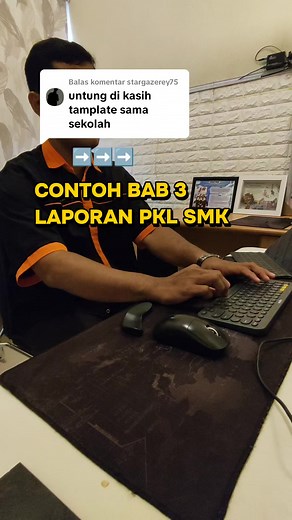 Contoh Format Template Laporan PKL SMK Halaman Bab 3