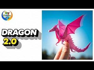 How to Make a Flying Paper Dragon 2.0 | Easy Origami Tutorial