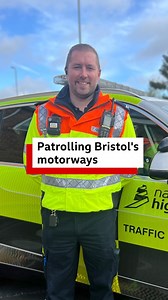 A glimpse into what it takes to help keep our motorways safe 🚗 BBC Radio Bristol's Joe Sims has been out on patrol with @nationalhways 🦺🚨 | BBC Bristol