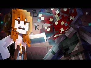 The Demogorgon is after us - Stranger Things Minecraft