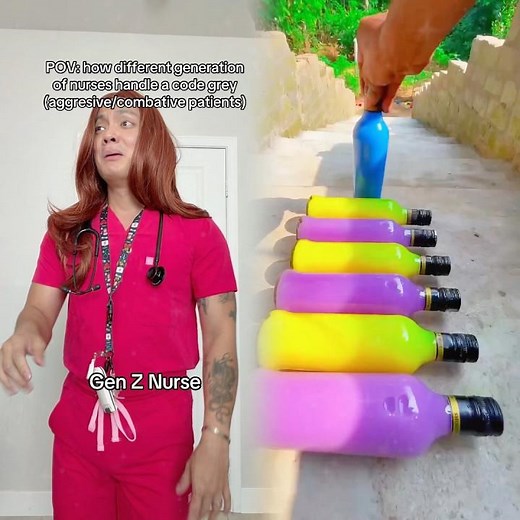 POV: how different generationof nurses handle a code grey