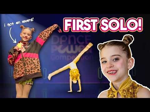 Backstage Nerves | Octavia's FIRST Solo (Behind The Scenes Dance Competition!)
