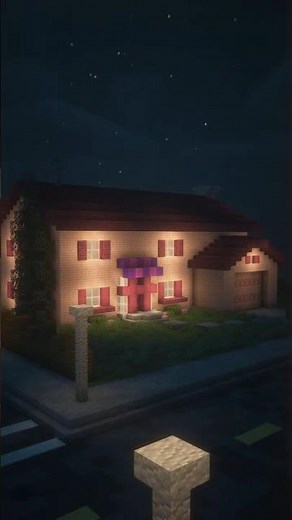Projeto Springfield 🍃 | Flanders' House 🌜✨️ #minecraft #minecraftbuilding #simpsons