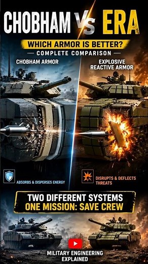 🚀 🔥 Chobham Armor vs ERA: Which Tank Armor Protects Better? 🤯🛡️