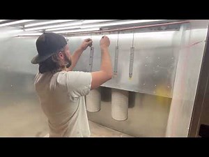 Testing Out the New Spray Booth!