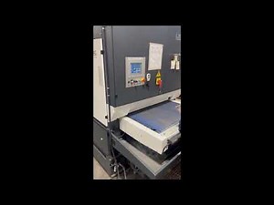 Lissmac Steelmaster SMW 533 RBB 37" Wet Type (3) Head Deburring & Finishing Machine