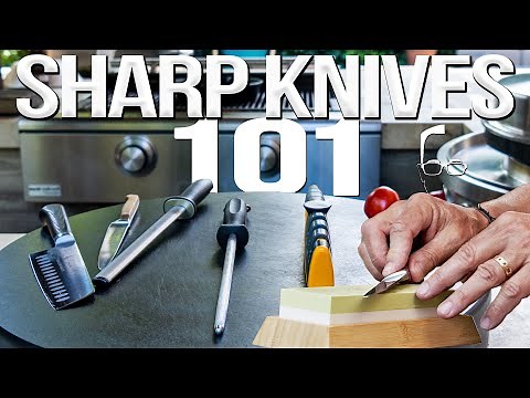 THE BEST WAYS TO SHARPEN YOUR KITCHEN KNIFE | SAM THE COOKING GUY 4K