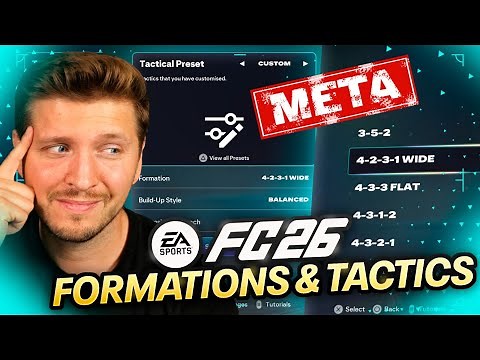 ALL BEST FORMATIONS & META ROLES in FC 26 (Full List)