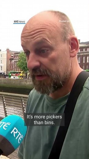 Man who collects cans and bottles for Re-Turn says he has 'no choice' | #rtenews