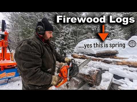 Splitting Firewood Can Be a Struggle Even With the Best Equipment