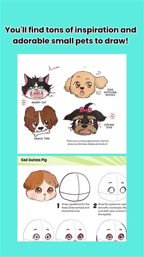 My New Book: How to Draw Kawaii Manga Pets #manga