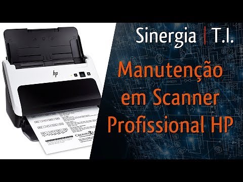 Manutenção em Scanner Profissional HP modelo Scanjet Pro 3000 s2