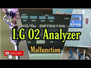 Troubleshooting I.G O2 Analyzer || Span and Zero Calibration || New Controller Installed
