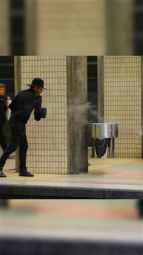 95K views · 340 reactions | The were so confused by Smoke Ring Prank #subway #public #prank | Julien Magic | Facebook