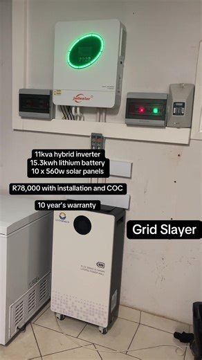 Eskom Backup Solar System for South Africa