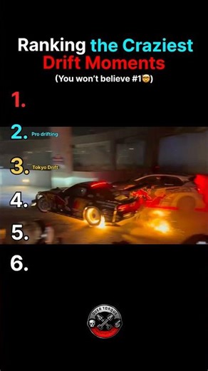 Ranking the Most Insane Drift Moments 🤯