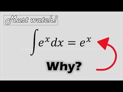 Integral e^x Proof