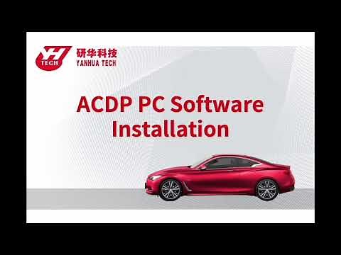 How to Install Yanhua Mini ACDP PC Software OBDII365