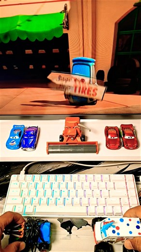 Display Disney Car Tormentor & I-Screamer #trend #automobile #toys #disneycars #viral #shorts