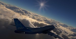 How to spot an eclipse in Microsoft Flight Simulator