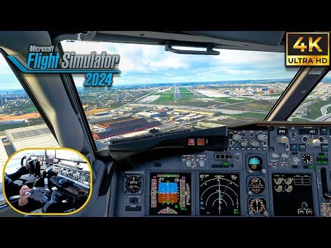 MSFS 2024 | PMDG 737-800 Full Realistic Flight 4K | Newcastle (EGNT) → Brussels Charleroi (EBCI)