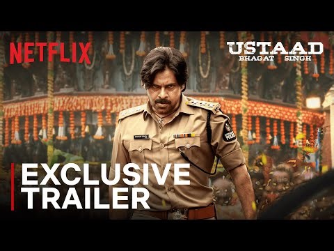 Ustaad Bhagat Singh | Official Trailer | Pawan Kalyan | Sreeleela | Raashi Khanna