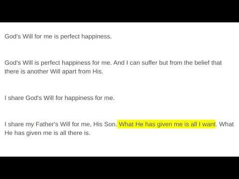 A.C.I.M. Workbook for Students Lesson 116