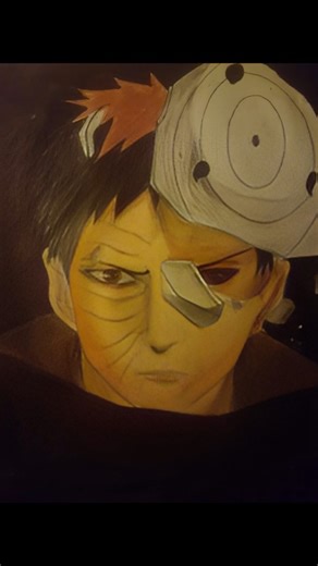 “Obito Uchiha Sketch ✍️🔥 | Naruto Fan Art #shorts”