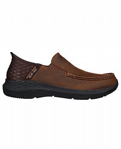 Skechers Men's Slip-Ins Relaxed Fit- Parson - Oswin Slip-On Moc Toe Casual Sneakers from Finish Line - Macy's
